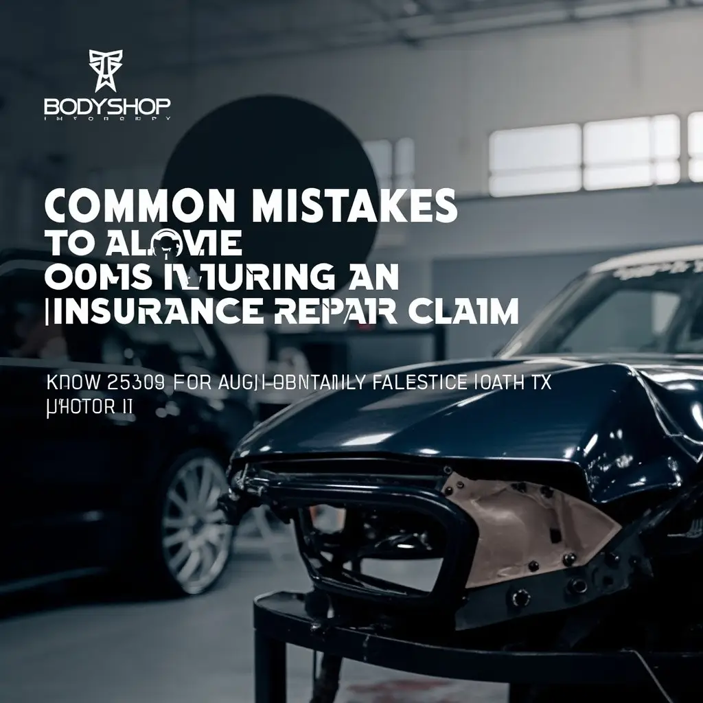 Insurance Repair Claim Mistakes UK Drivers Should Avoid