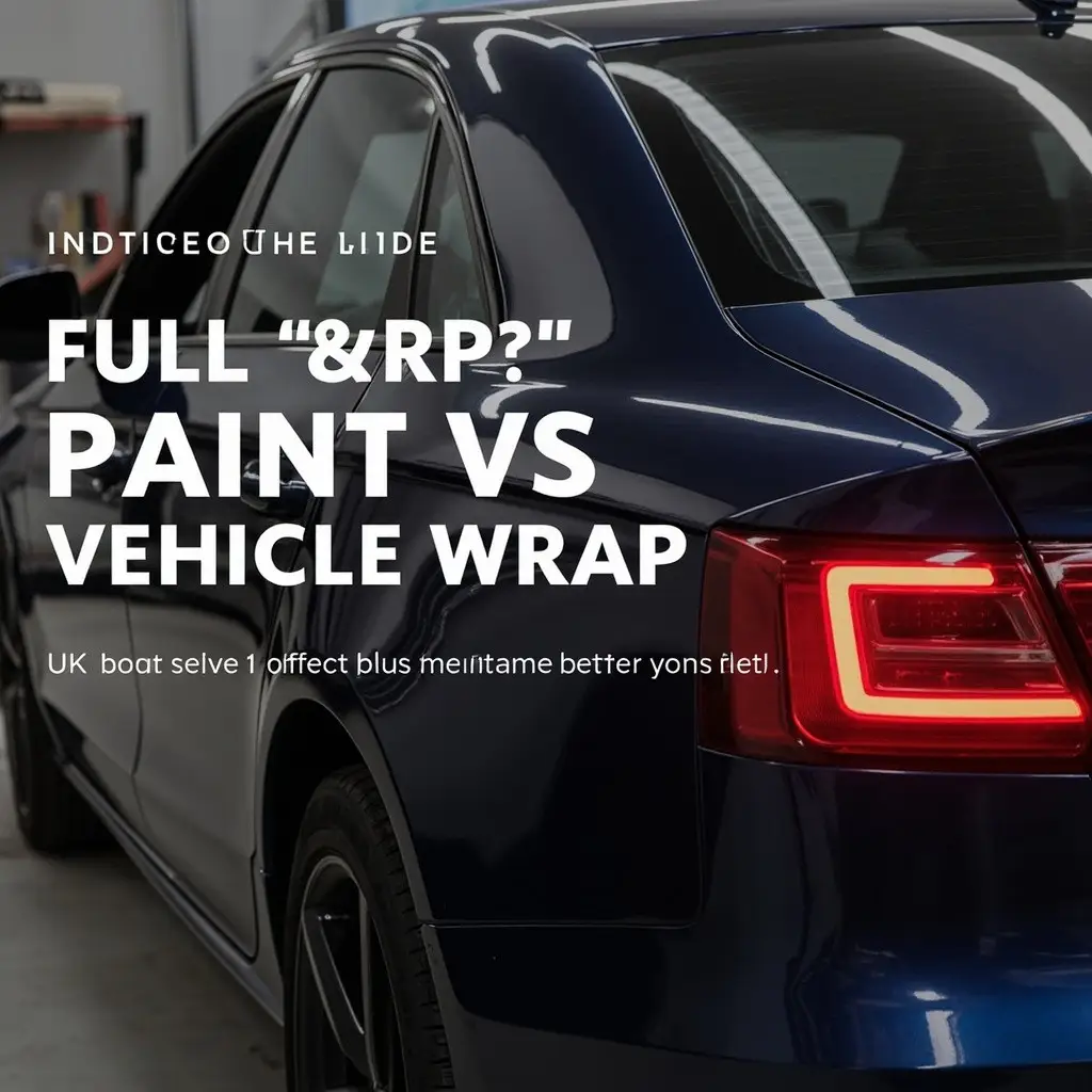 Full Body Paint vs Vehicle Wrap: Which Is Right for Your UK Car?