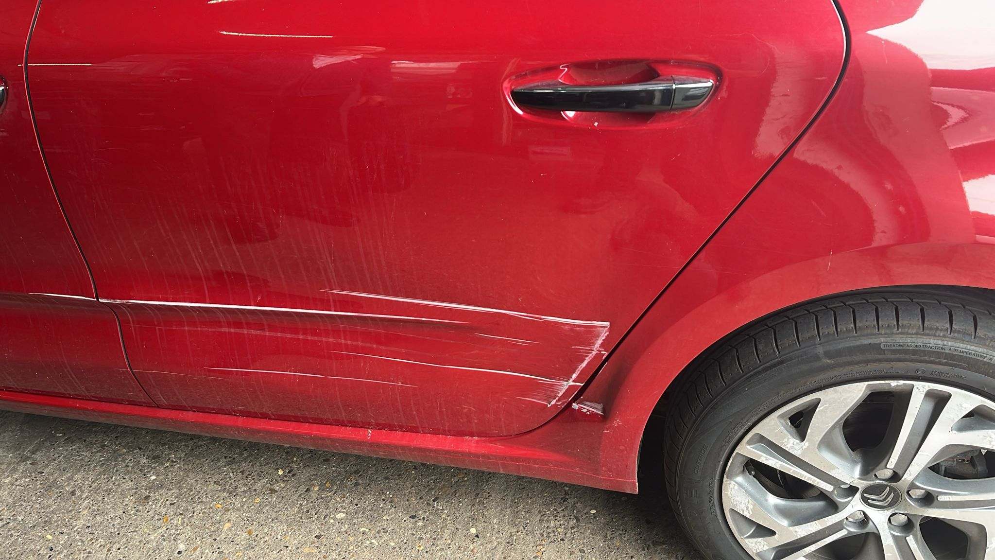Citroen C3 before and after — SMART Repair - Small Area Cosmetic Repairs in Coventry before